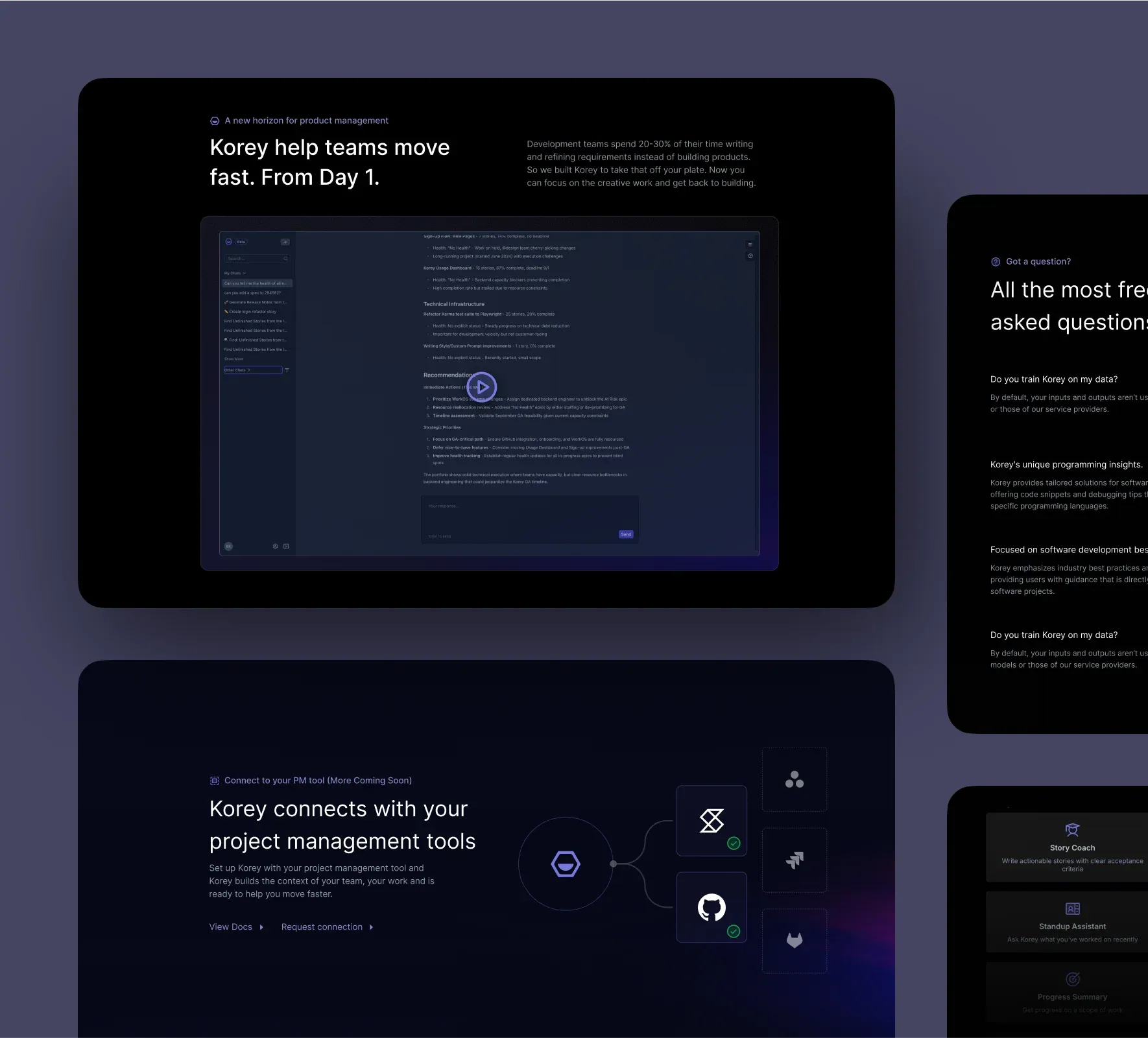 Korey AI website design and development by 5Four Digital, image 3 of 12