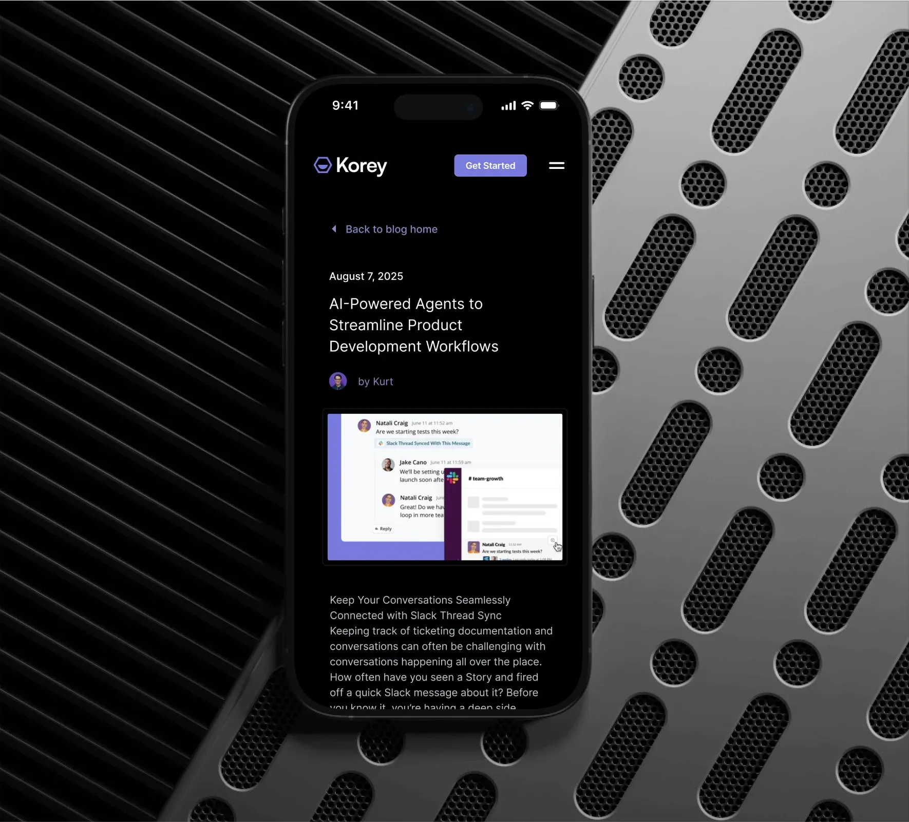 Korey AI website design and development by 5Four Digital, image 4 of 12