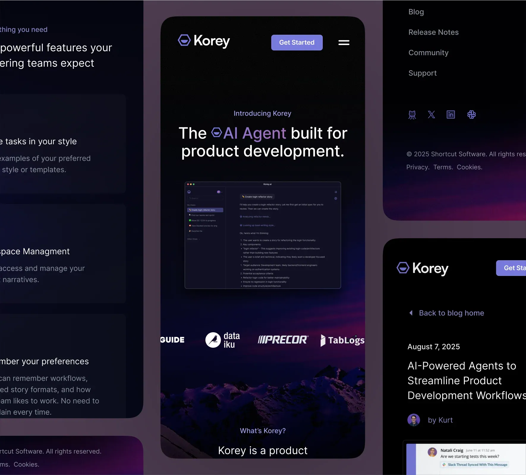 Korey AI website design and development by 5Four Digital, image 2 of 12
