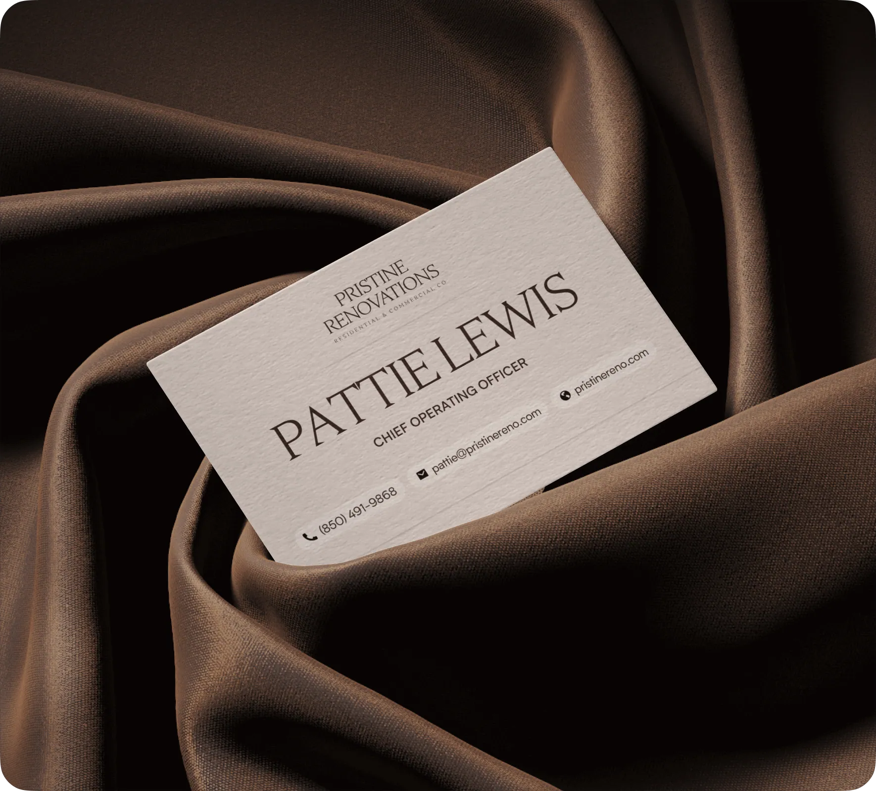 Pristine Renovations brand identity and website design by 5Four Digital, image 11 of 12