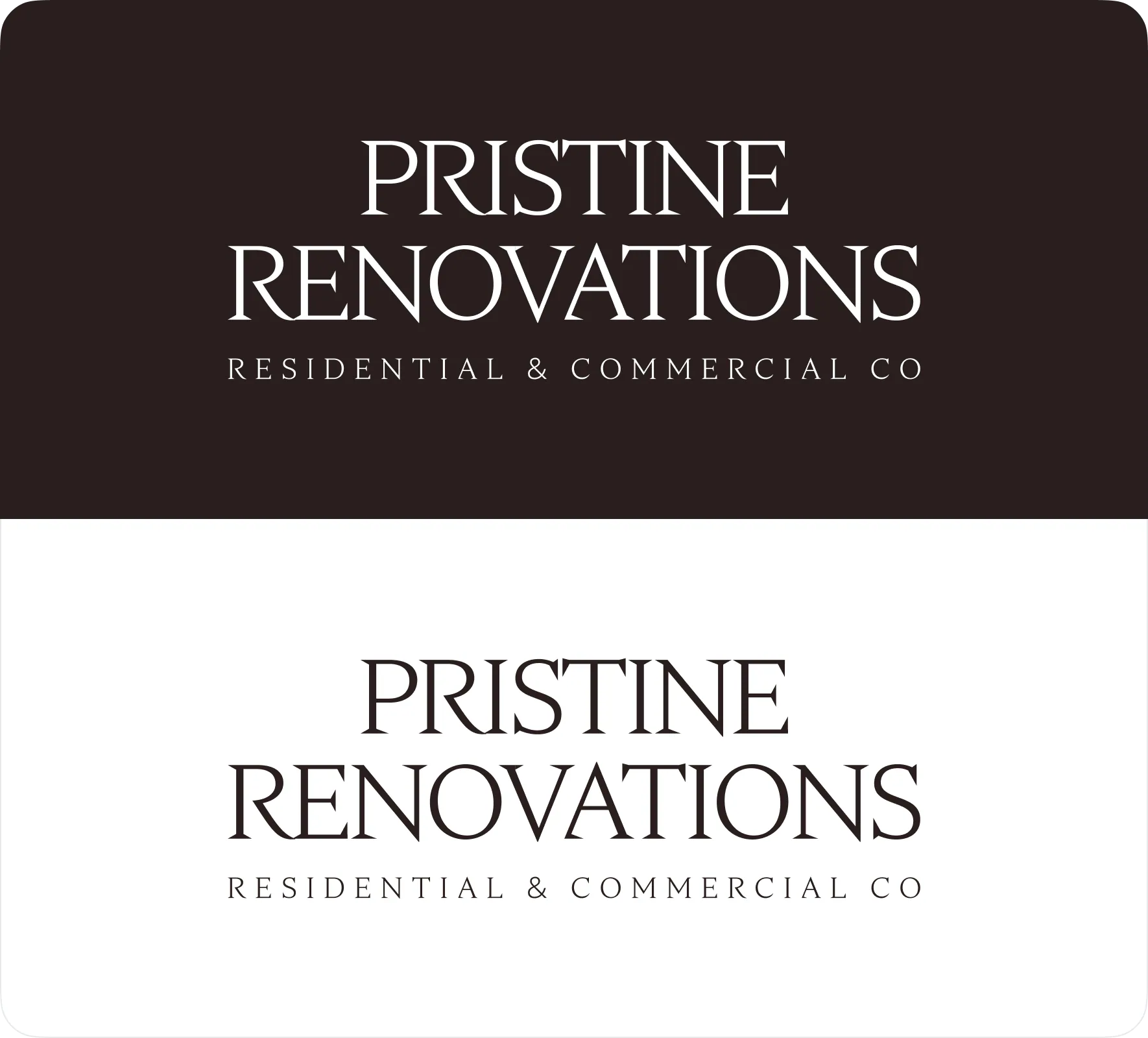 Pristine Renovations brand identity and website design by 5Four Digital, image 4 of 12