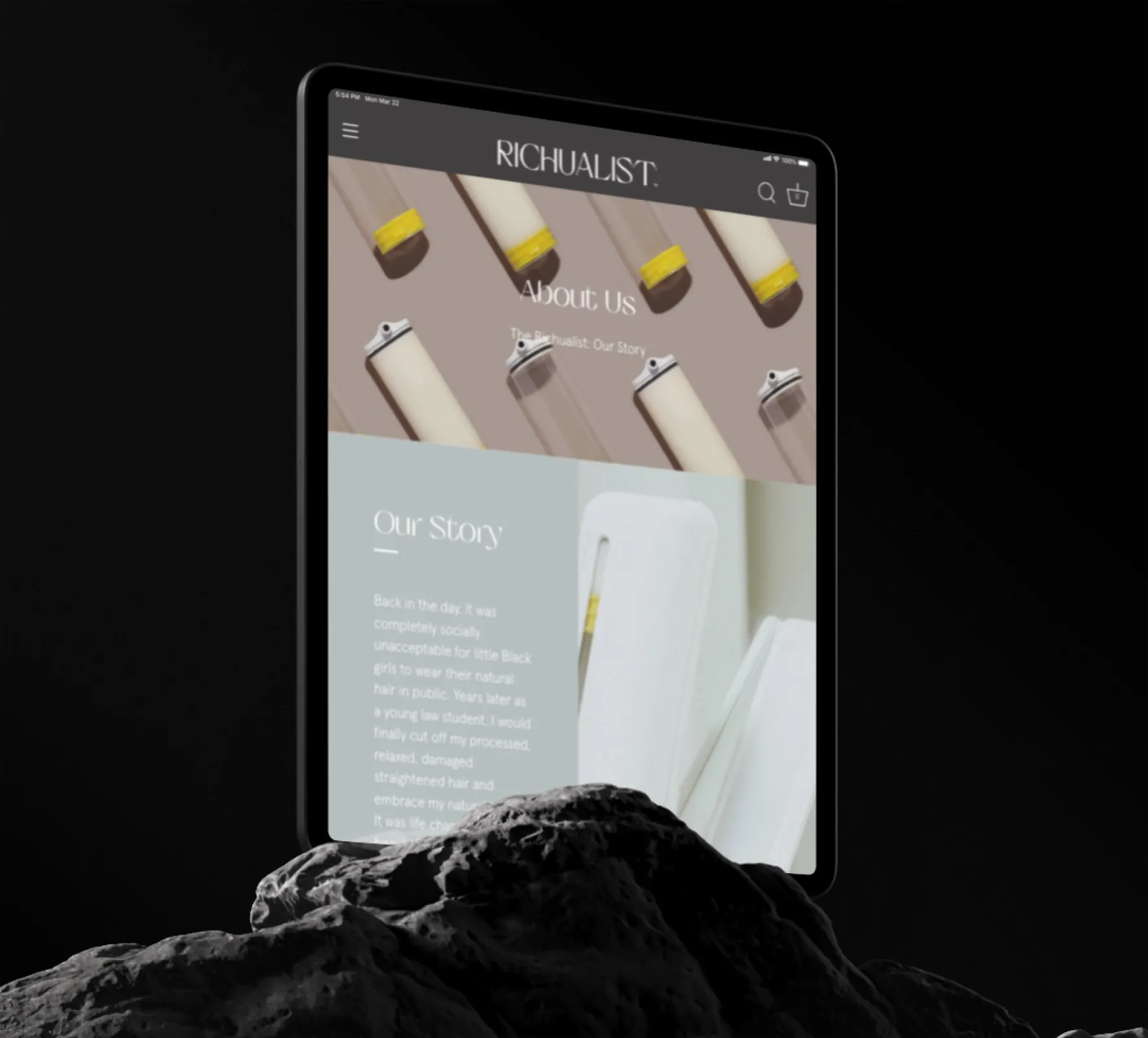 Richualist website design and development by 5Four Digital, image 9 of 12