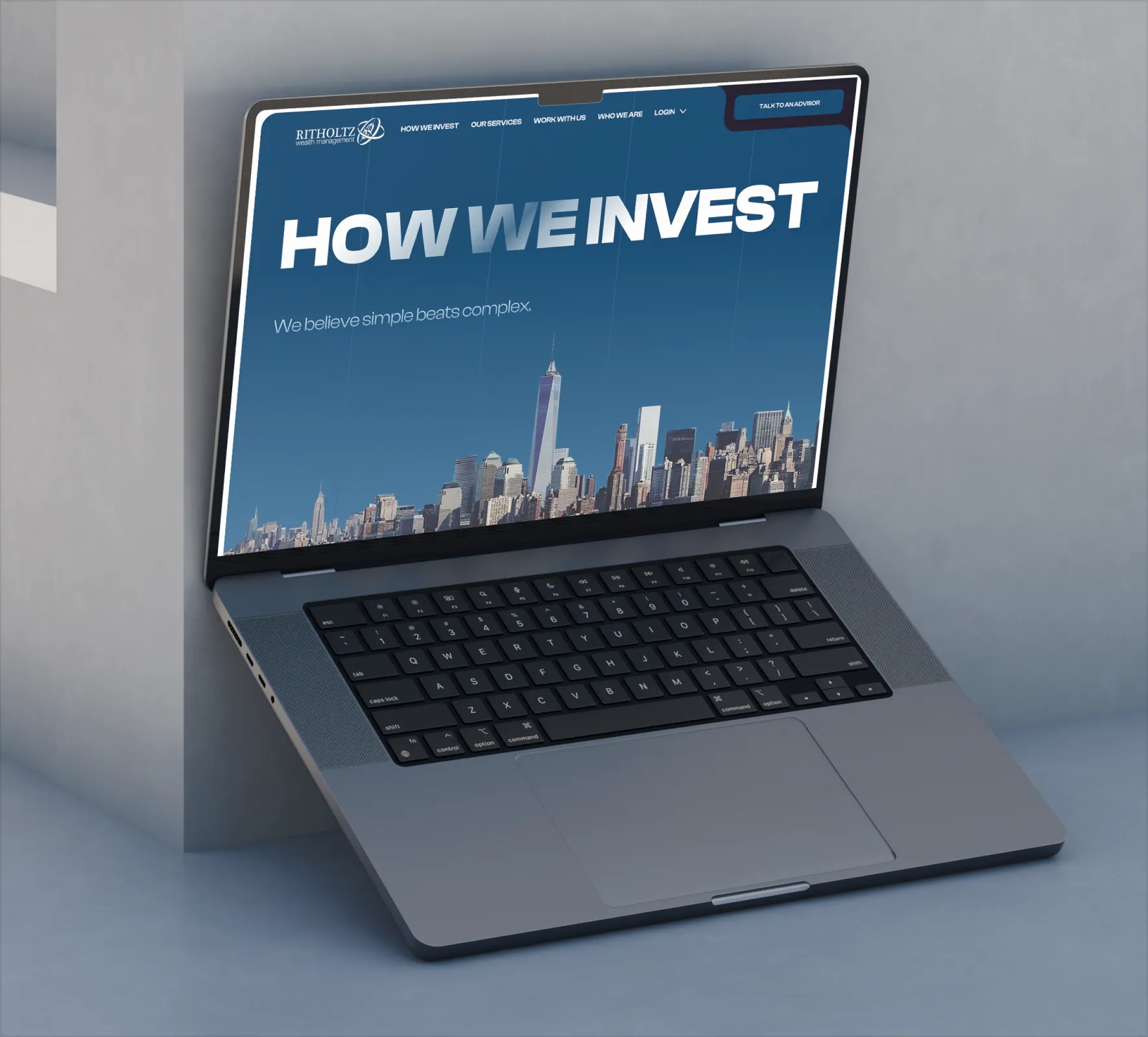 Ritholtz Wealth Management brand identity and website design by 5Four Digital, image 10 of 12