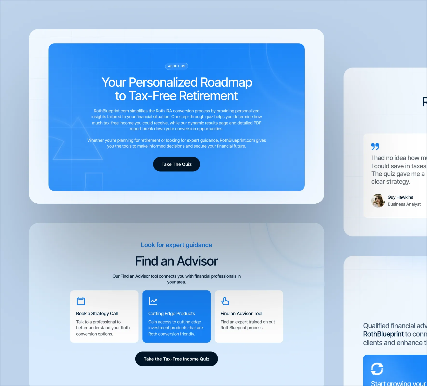 RothBlueprint website design and development by 5Four Digital, image 7 of 12