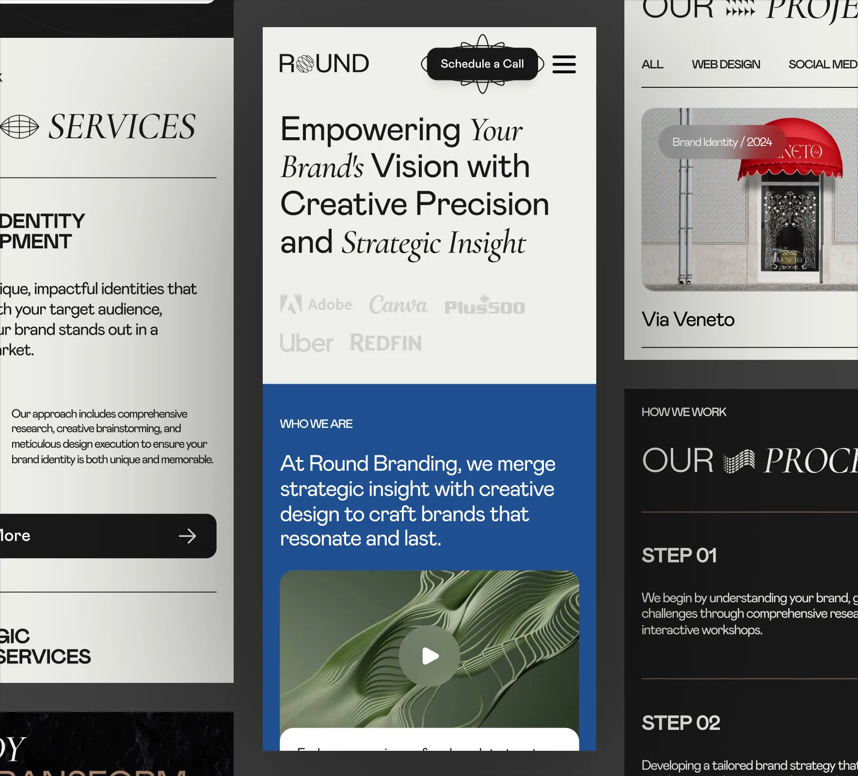 Round Branding website design and development by 5Four Digital, image 2 of 12