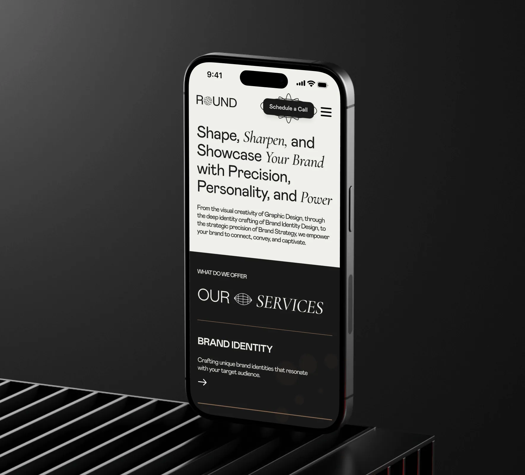 Round Branding website design and development by 5Four Digital, image 4 of 12