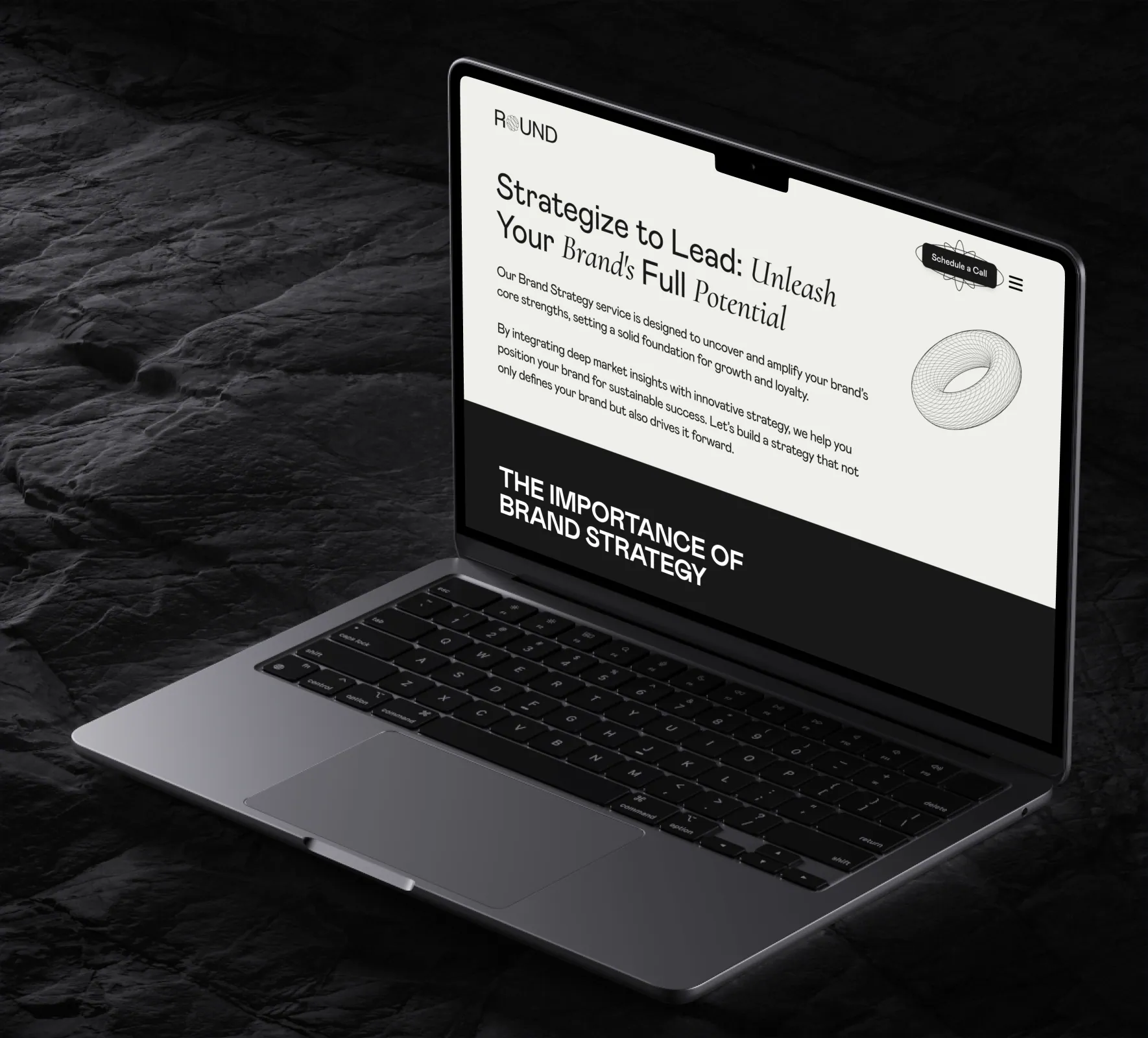 Round Branding website design and development by 5Four Digital, image 8 of 12