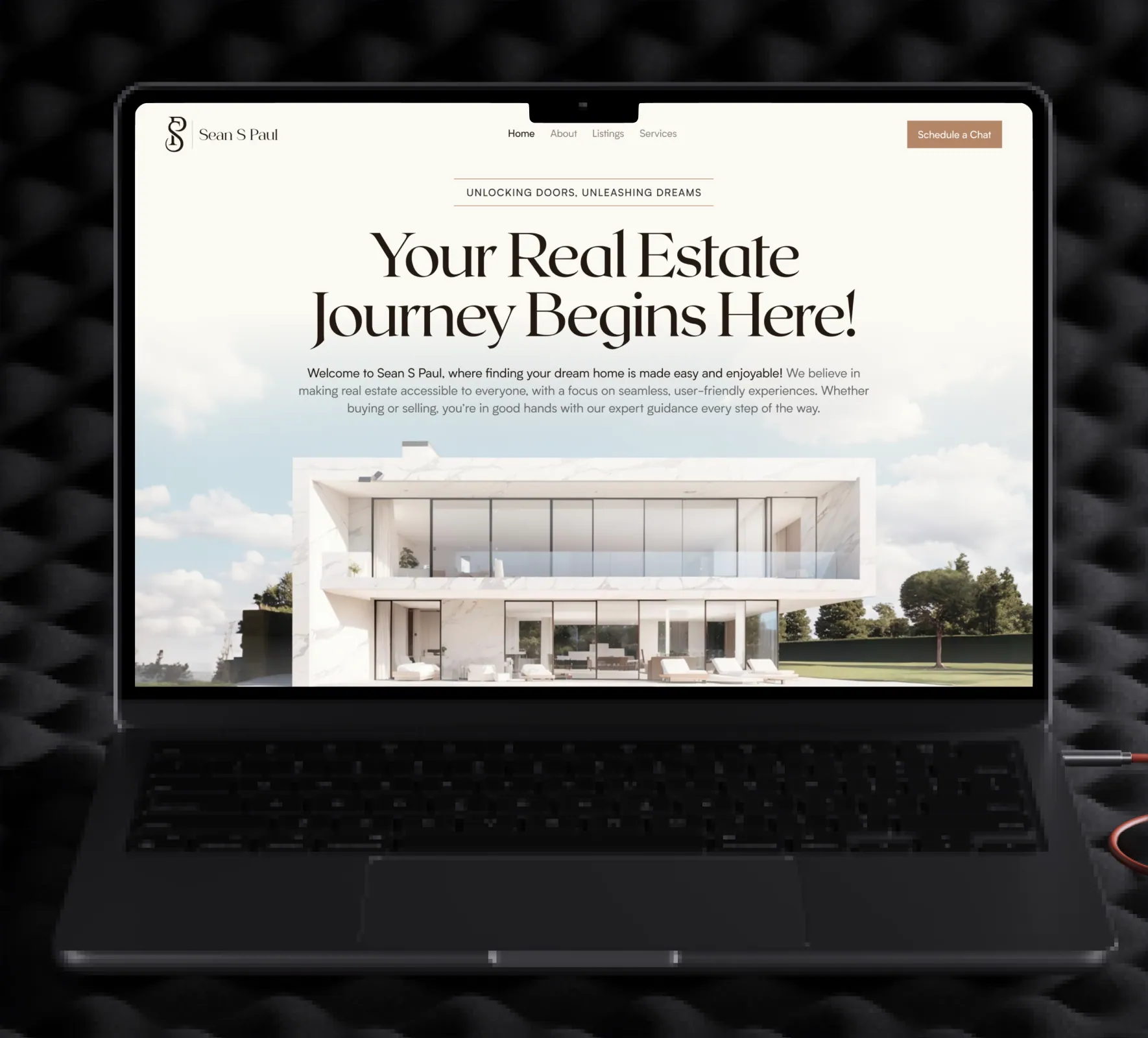 Sean S Paul brand identity and website design by 5Four Digital, image 1 of 12