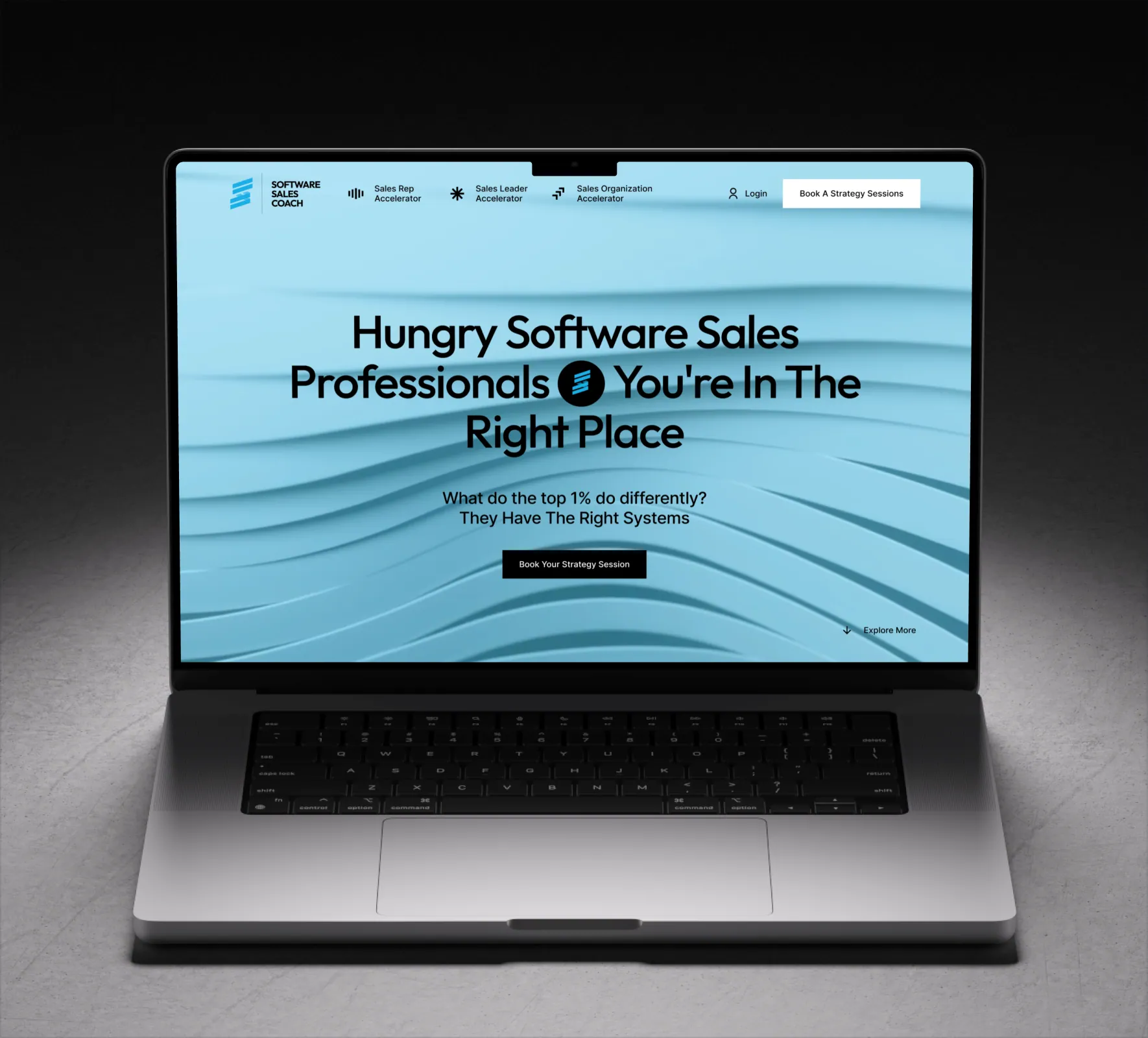Software Sales Coach brand identity and website design by 5Four Digital, image 1 of 12