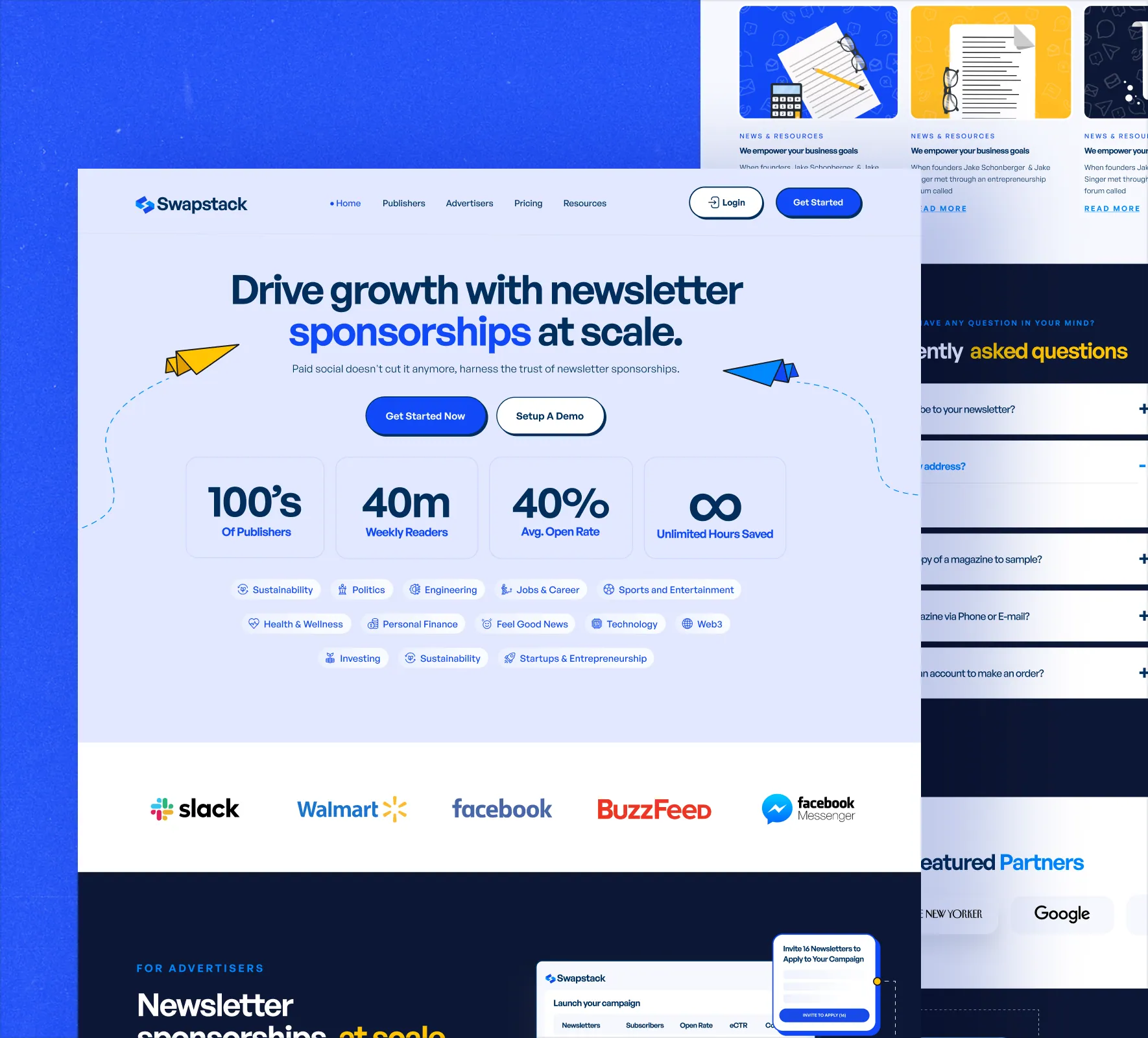 Swapstack brand identity and website design by 5Four Digital, image 7 of 12