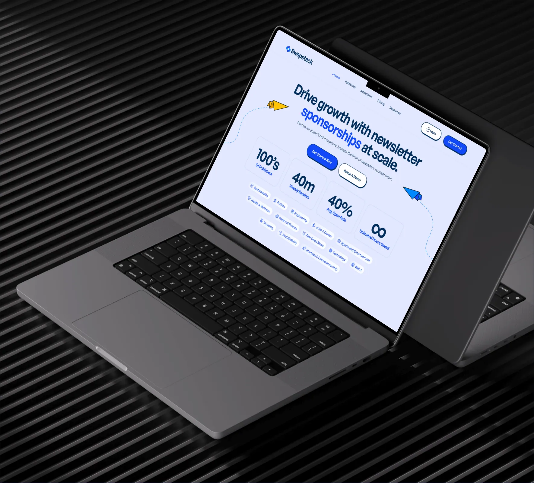 Swapstack brand identity and website design by 5Four Digital, image 8 of 12