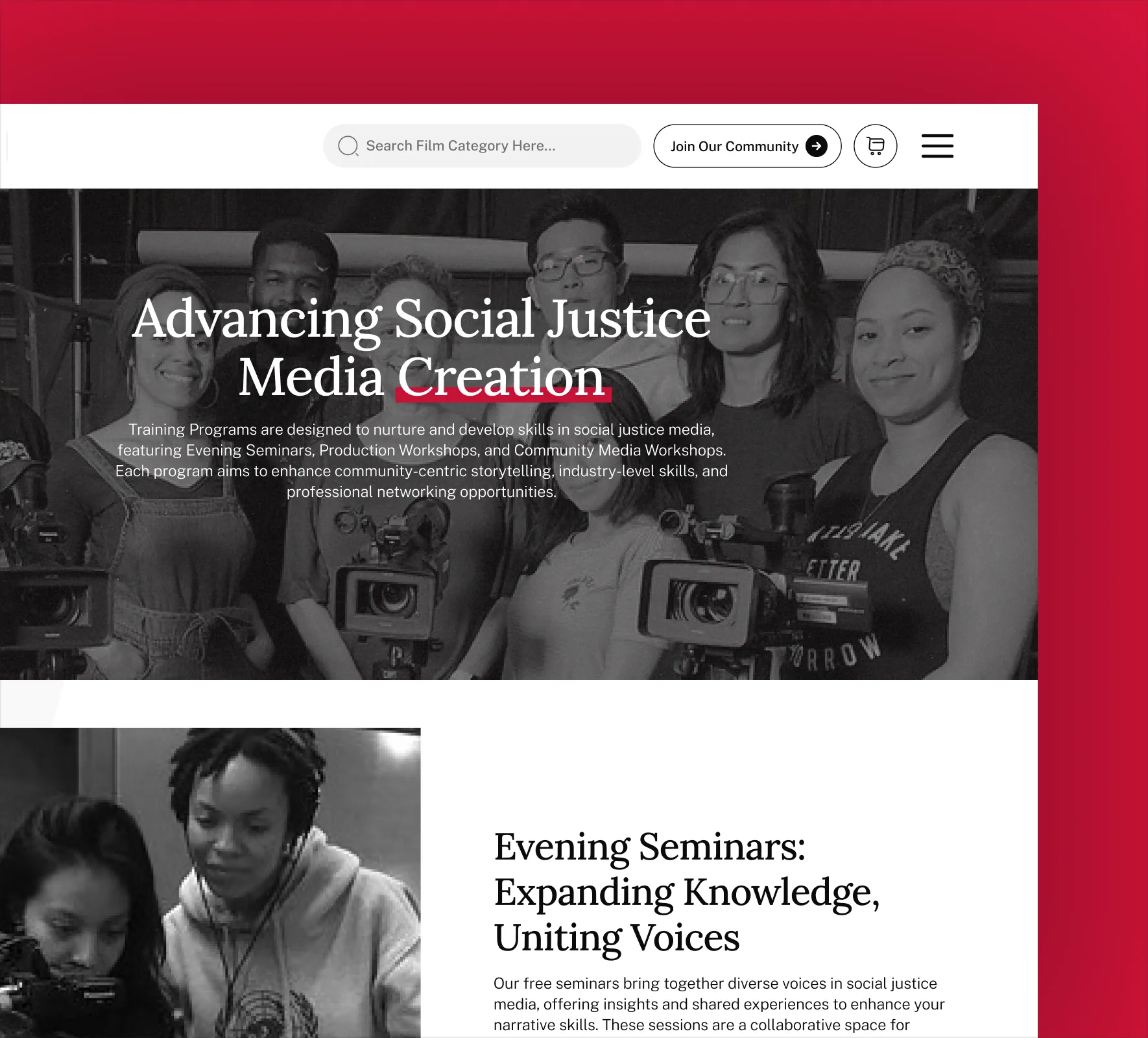 Third World Newsreel website design and development by 5Four Digital, image 7 of 12