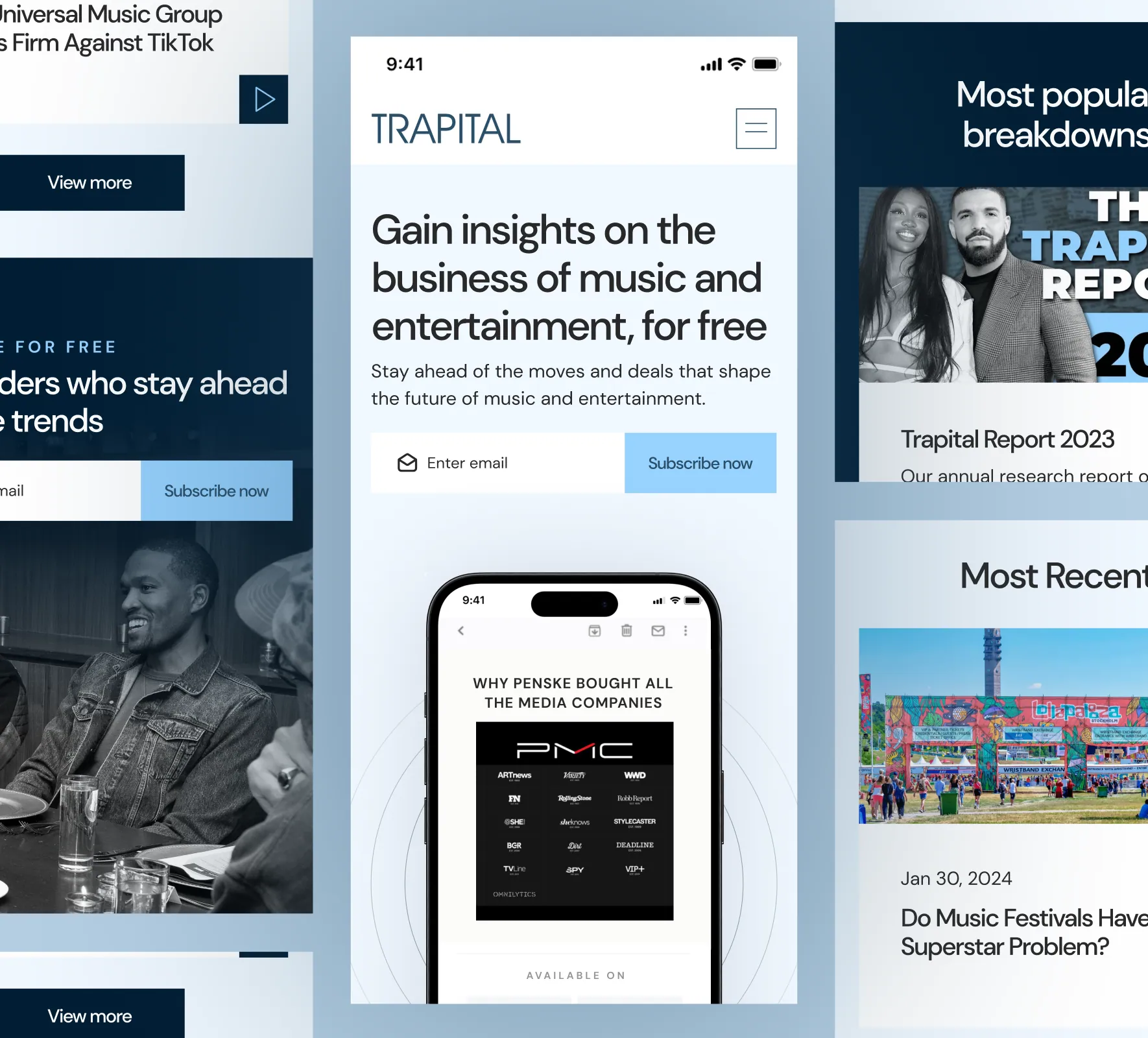 Trapital website design and development by 5Four Digital, image 2 of 12