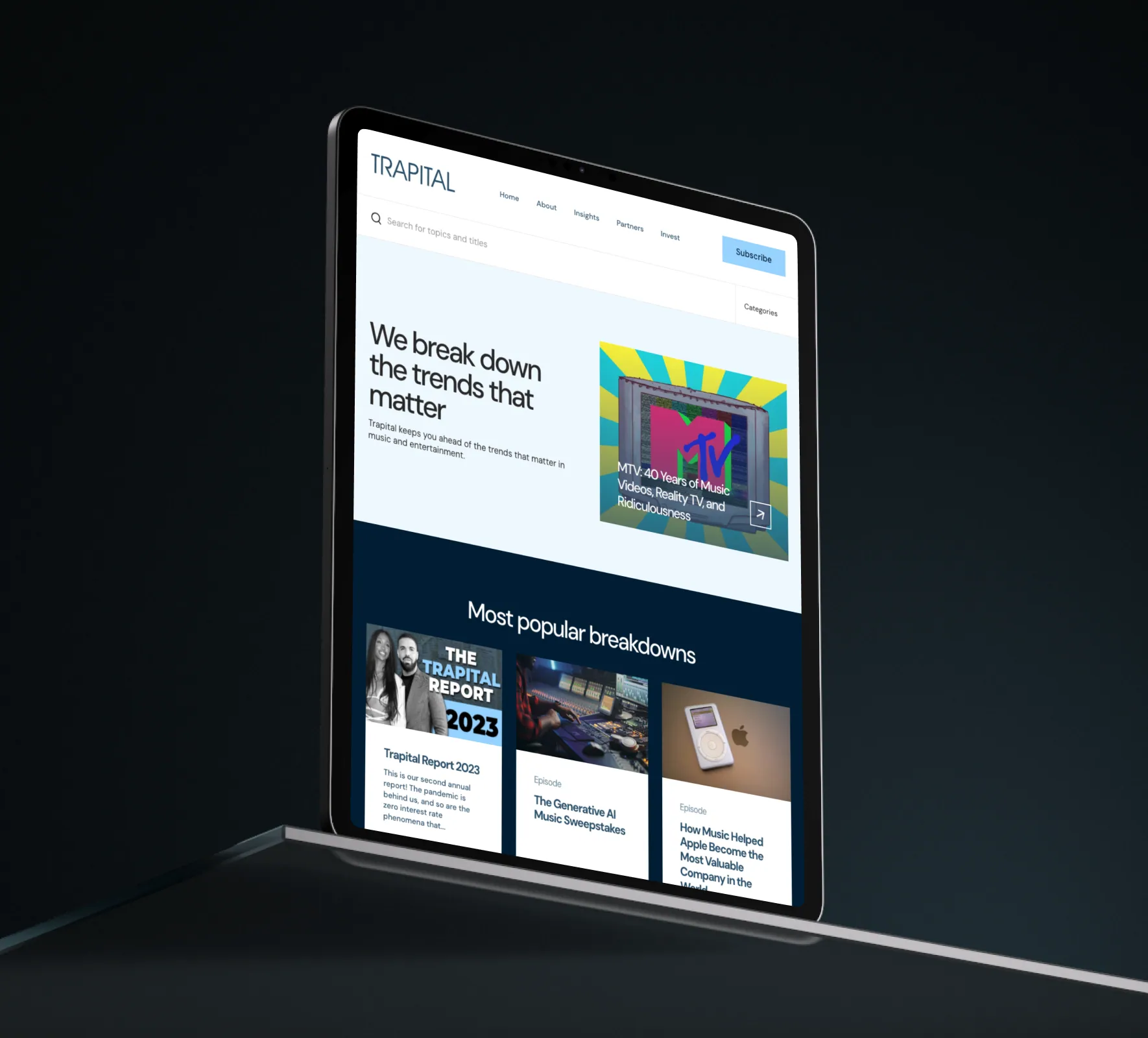 Trapital website design and development by 5Four Digital, image 9 of 12