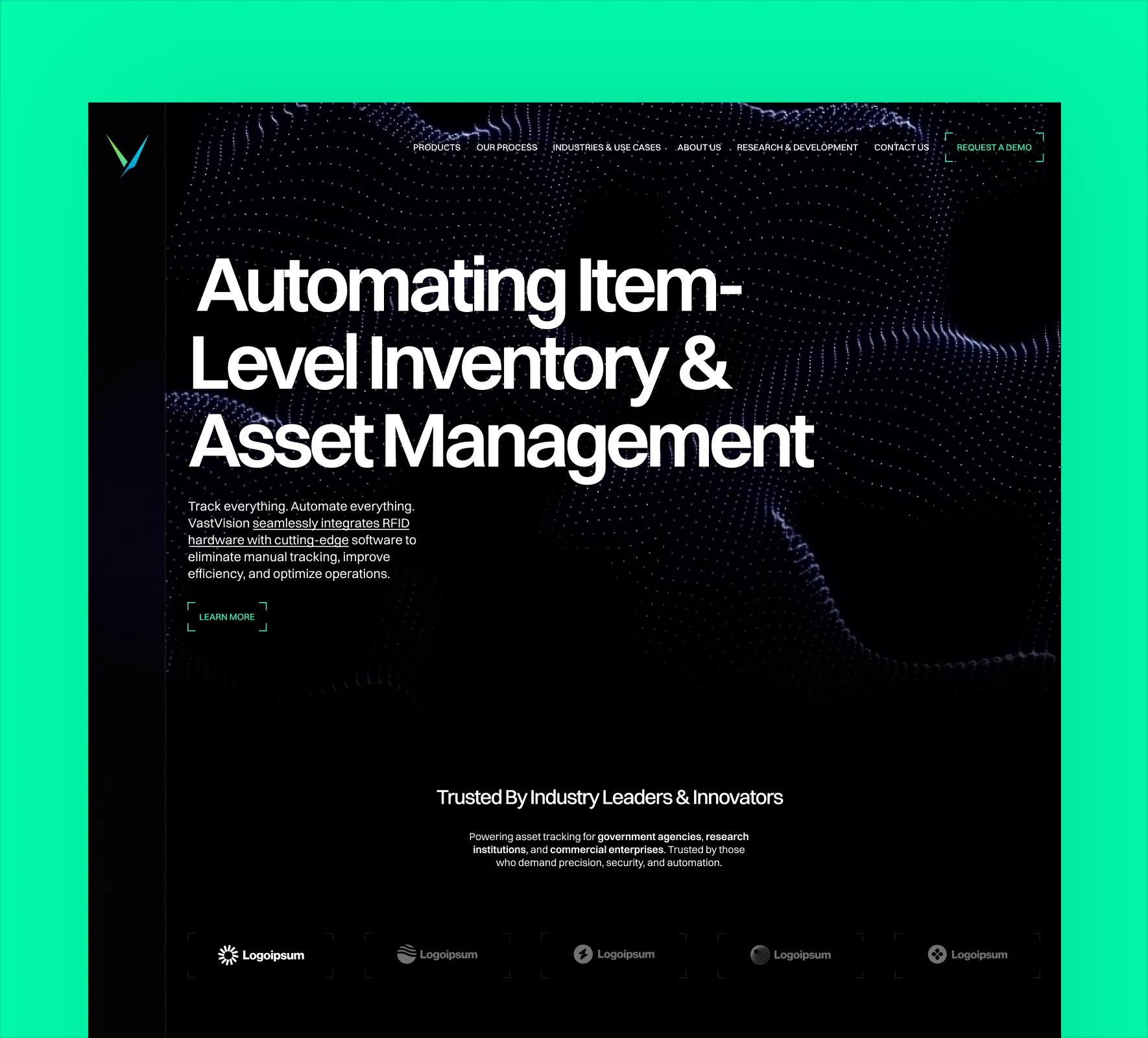 Vast Vision Technologies website design and development by 5Four Digital, image 11 of 12