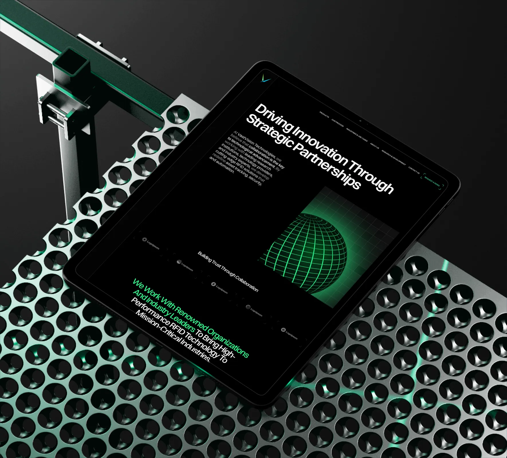 Vast Vision Technologies website design and development by 5Four Digital, image 4 of 12