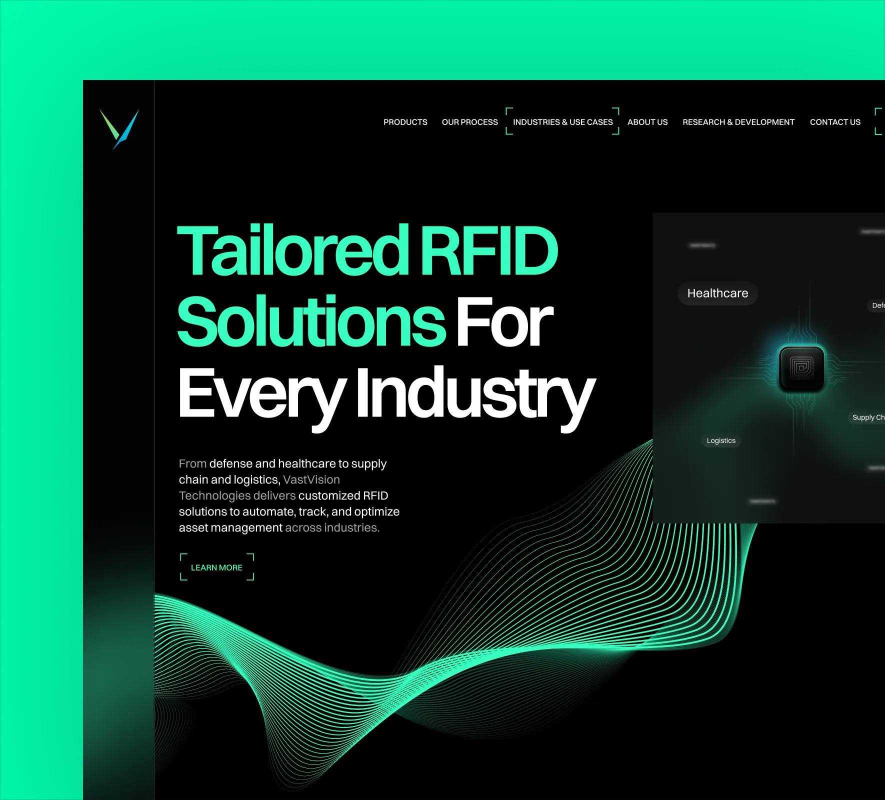 Vast Vision Technologies website design and development by 5Four Digital, image 7 of 12