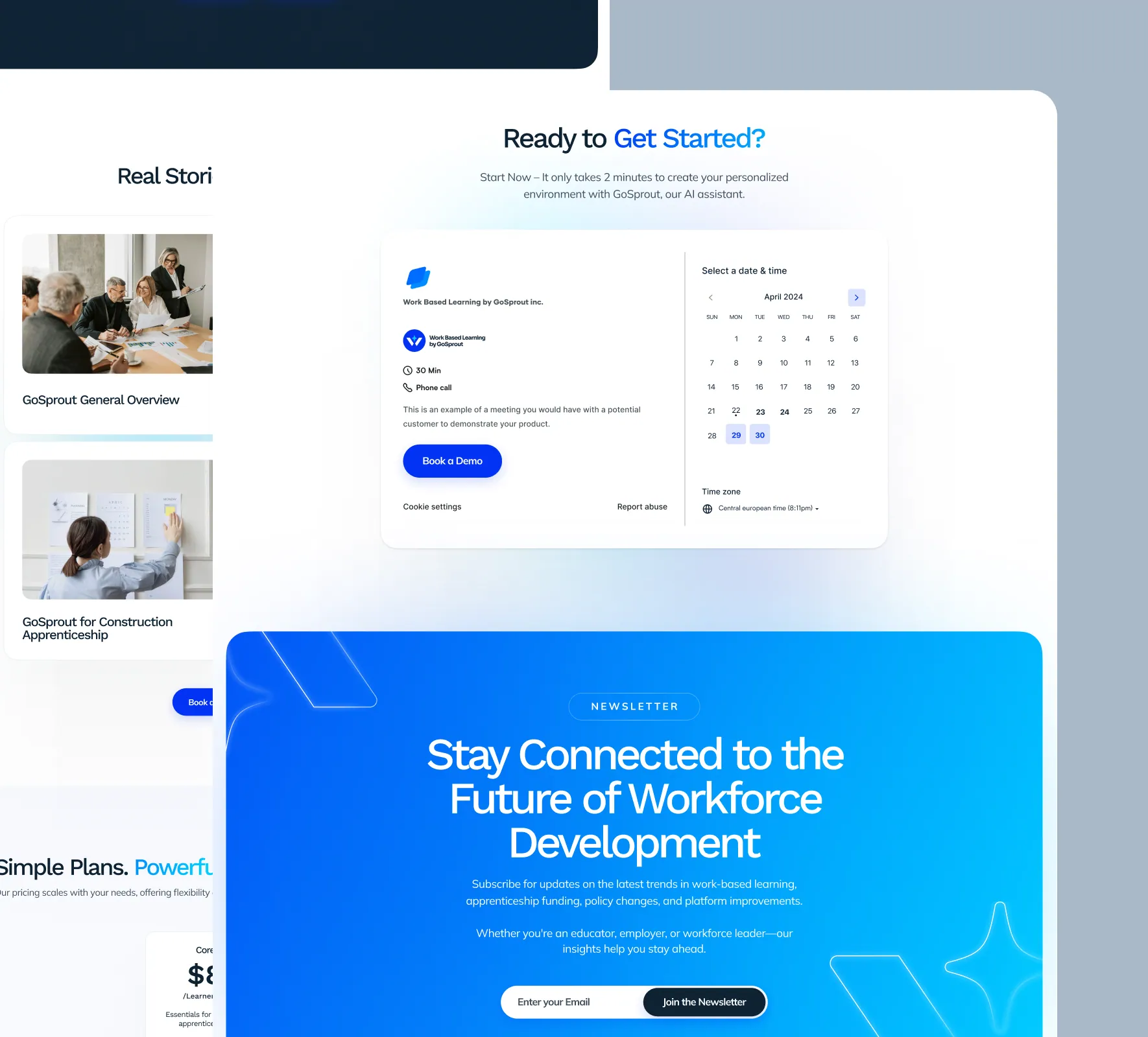 Work-Based Learning by GoSprout website design and development by 5Four Digital, image 3 of 12